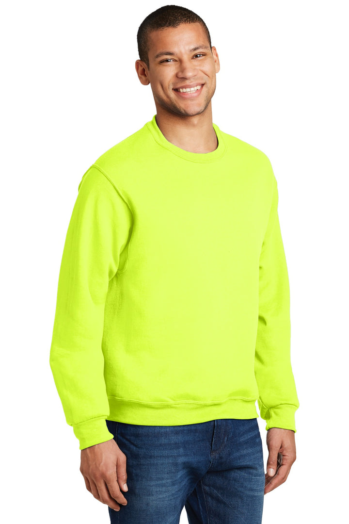 Safety Green Jerzees - NuBlend Crewneck Sweatshirt. 562M