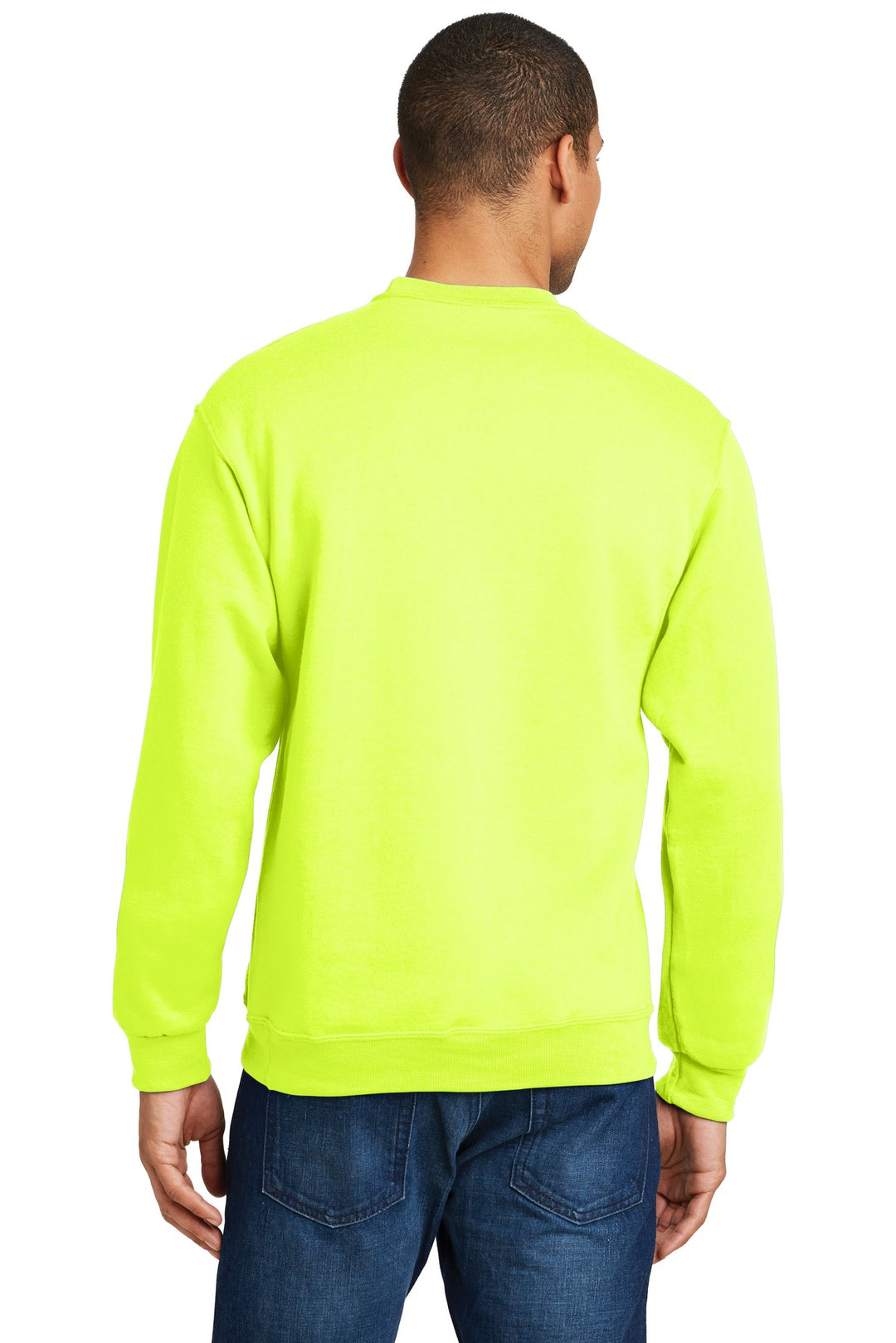 Safety Green Jerzees - NuBlend Crewneck Sweatshirt. 562M
