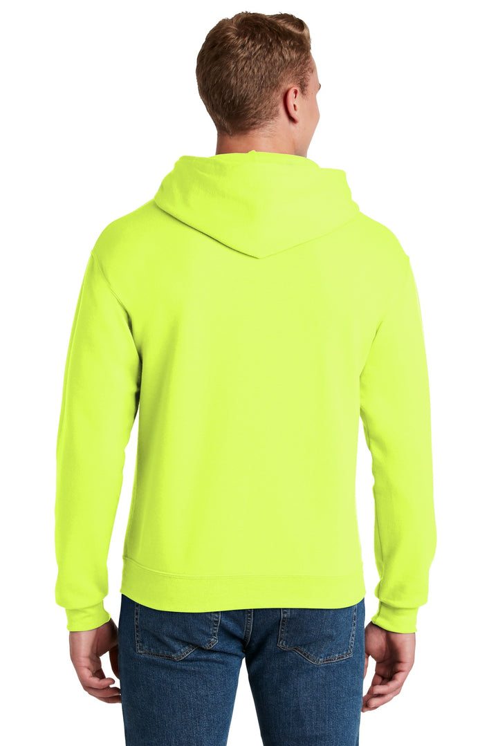 Safety Green Jerzees NuBlend Pullover Hooded Sweatshirt. 996M