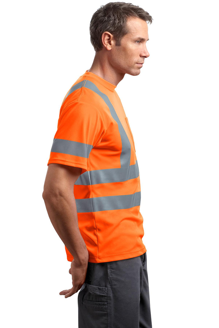 Safety Orange CornerStone - ANSI 107 Class 3 Short Sleeve Snag-Resistant Reflective T-Shirt. CS408