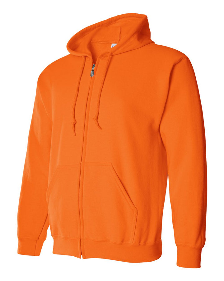 Safety Orange Heavy Blend™ Full-Zip Hooded Sweatshirt - 18600