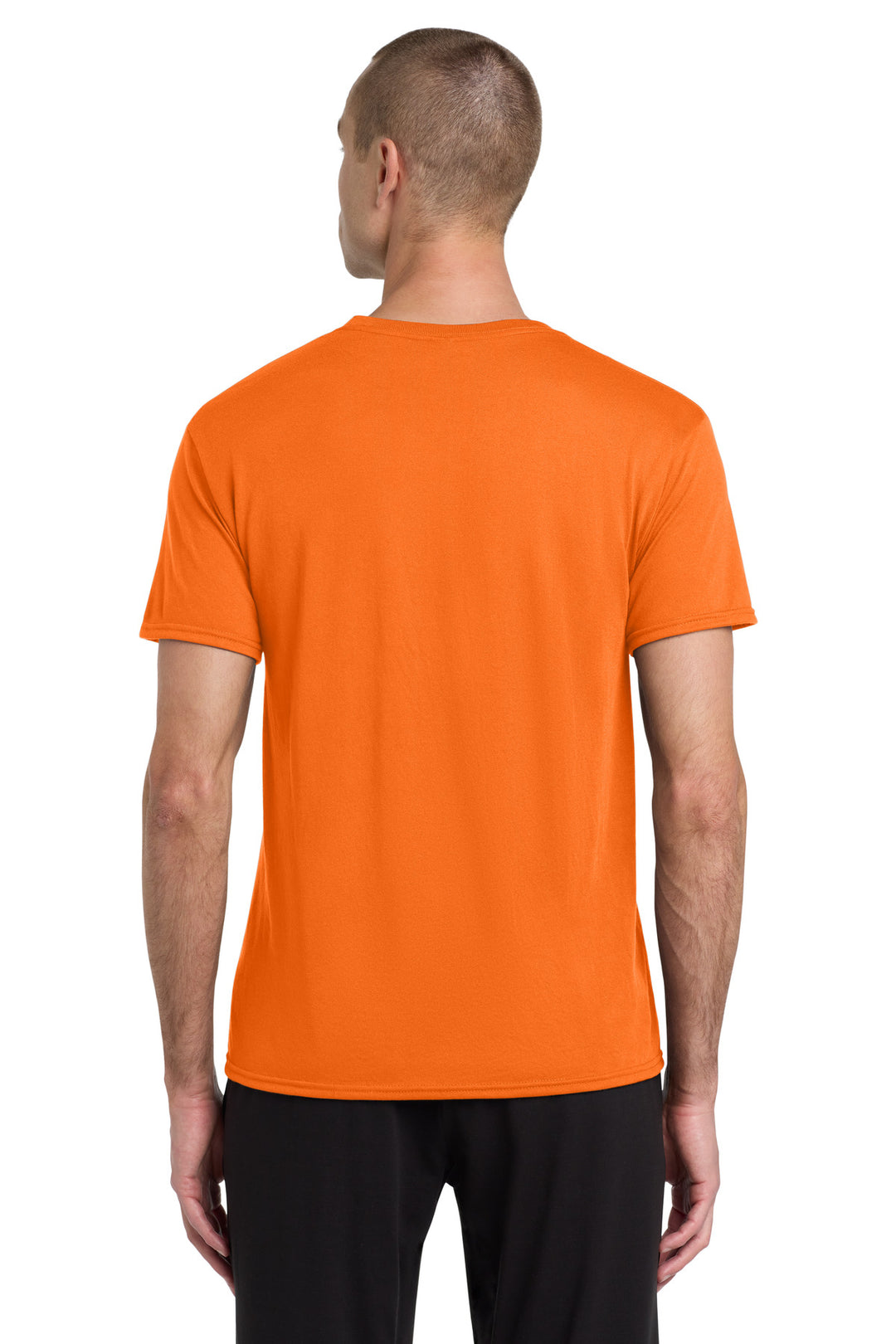 Safety Orange Jerzees Dri-Power 100% Polyester T-Shirt. 21M