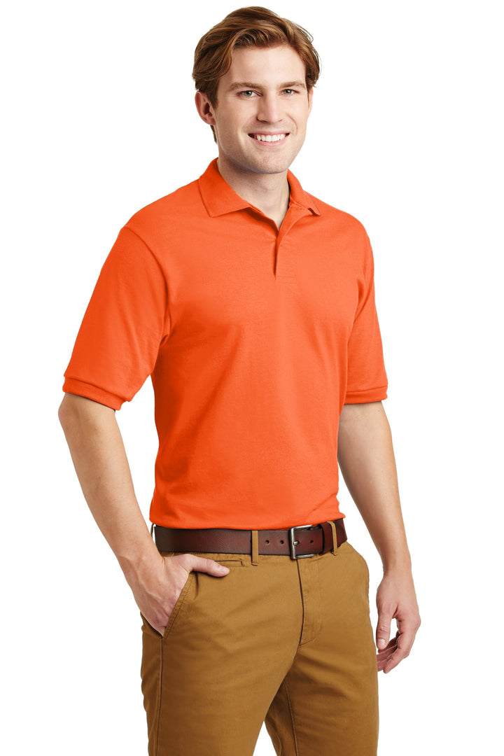 Safety Orange Jerzees Dri-Power Sport Shirt. 437M