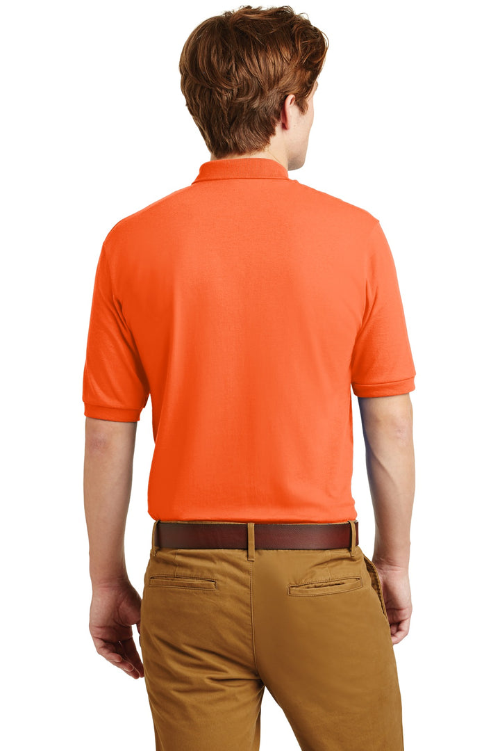Safety Orange Jerzees Dri-Power Sport Shirt. 437M