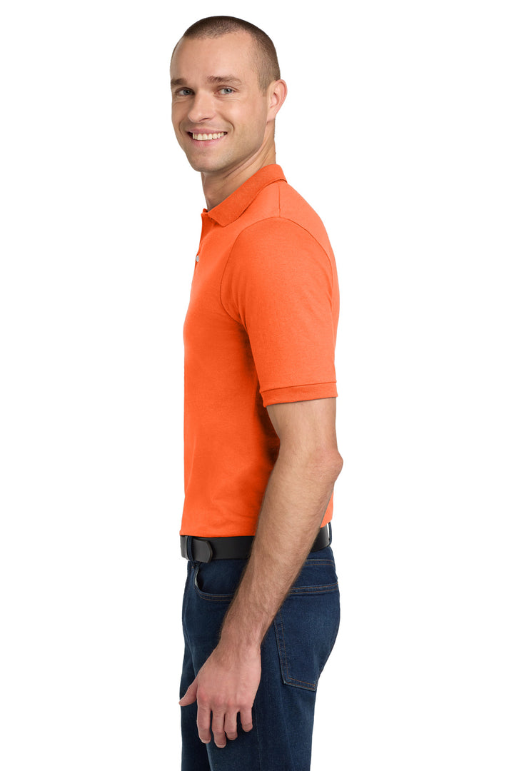 Safety Orange Jerzees Dri-Power Sport Shirt. 437M