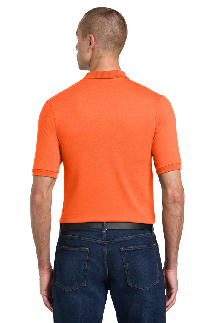 Safety Orange Jerzees Dri-Power Sport Shirt. 437M