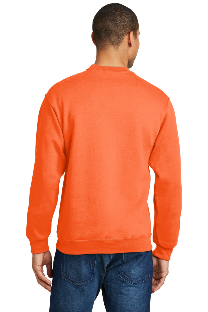 Safety Orange Jerzees - NuBlend Crewneck Sweatshirt. 562M