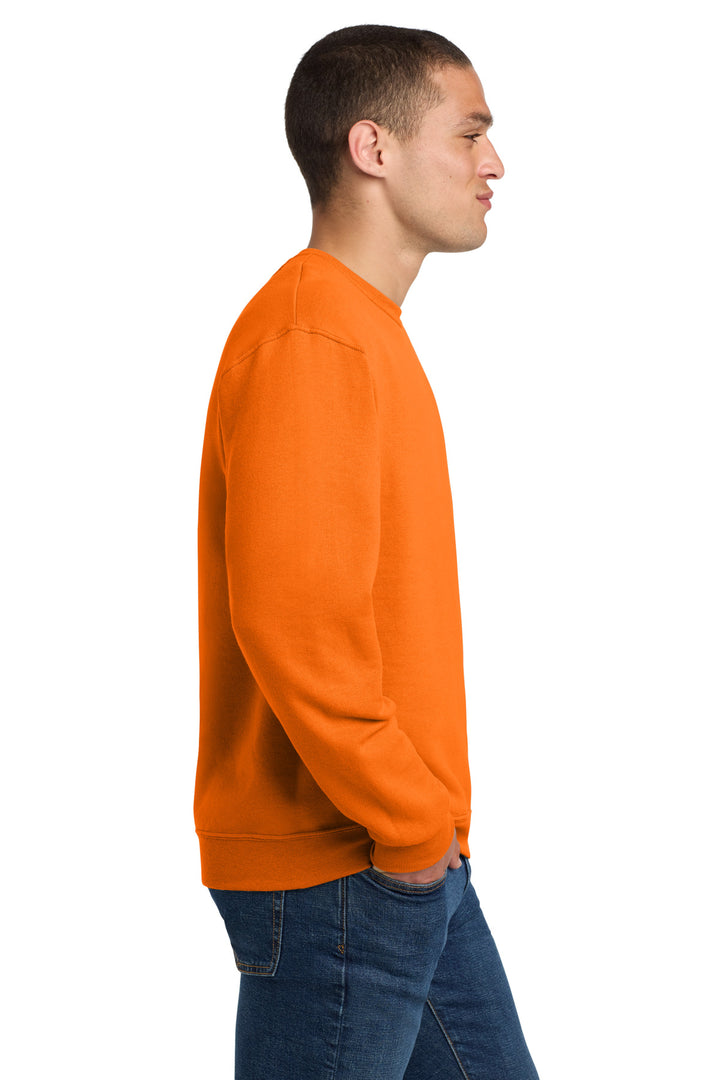 Safety Orange Jerzees - NuBlend Crewneck Sweatshirt. 562M