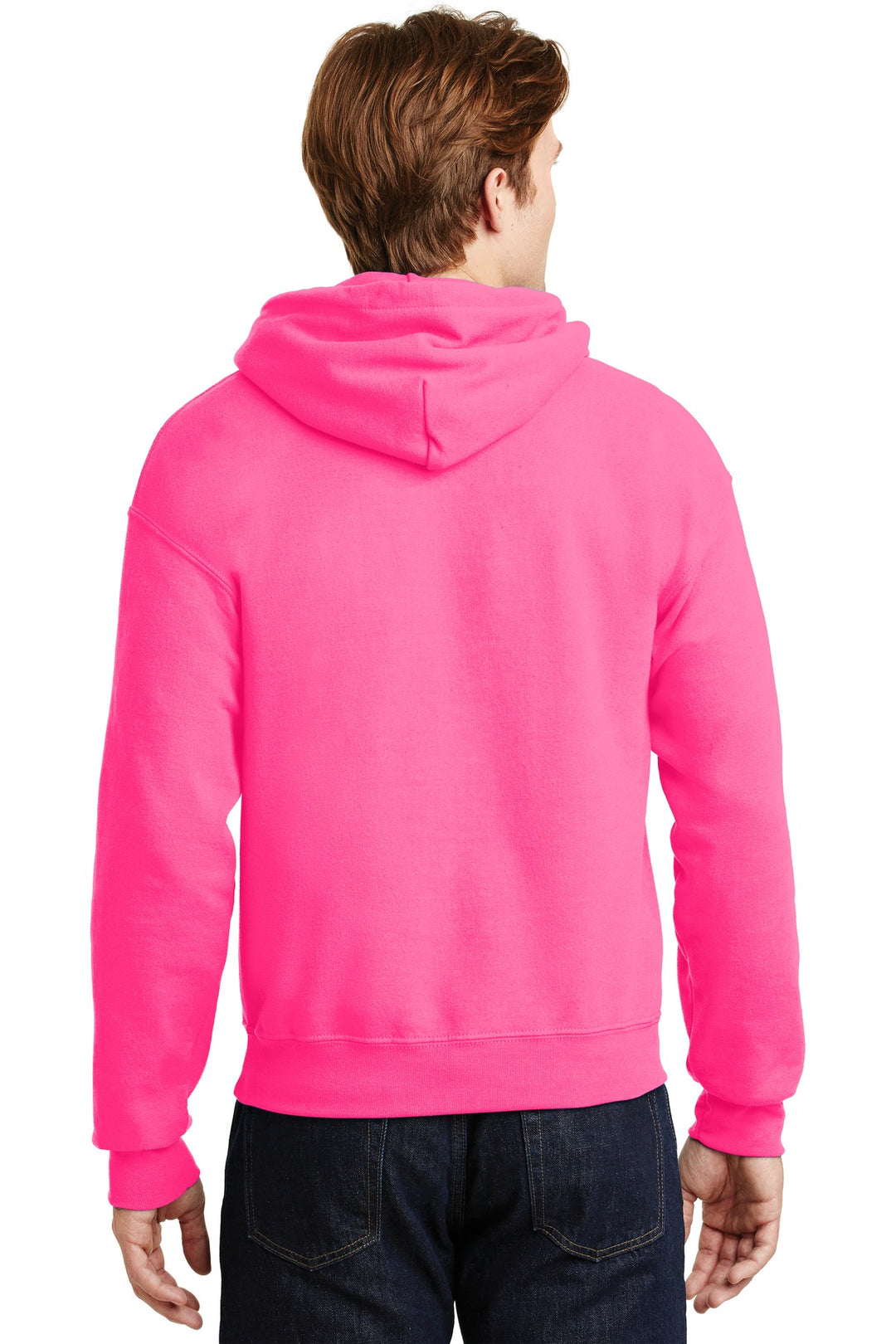 Safety Pink Gildan - Heavy Blend Hooded Sweatshirt. 18500