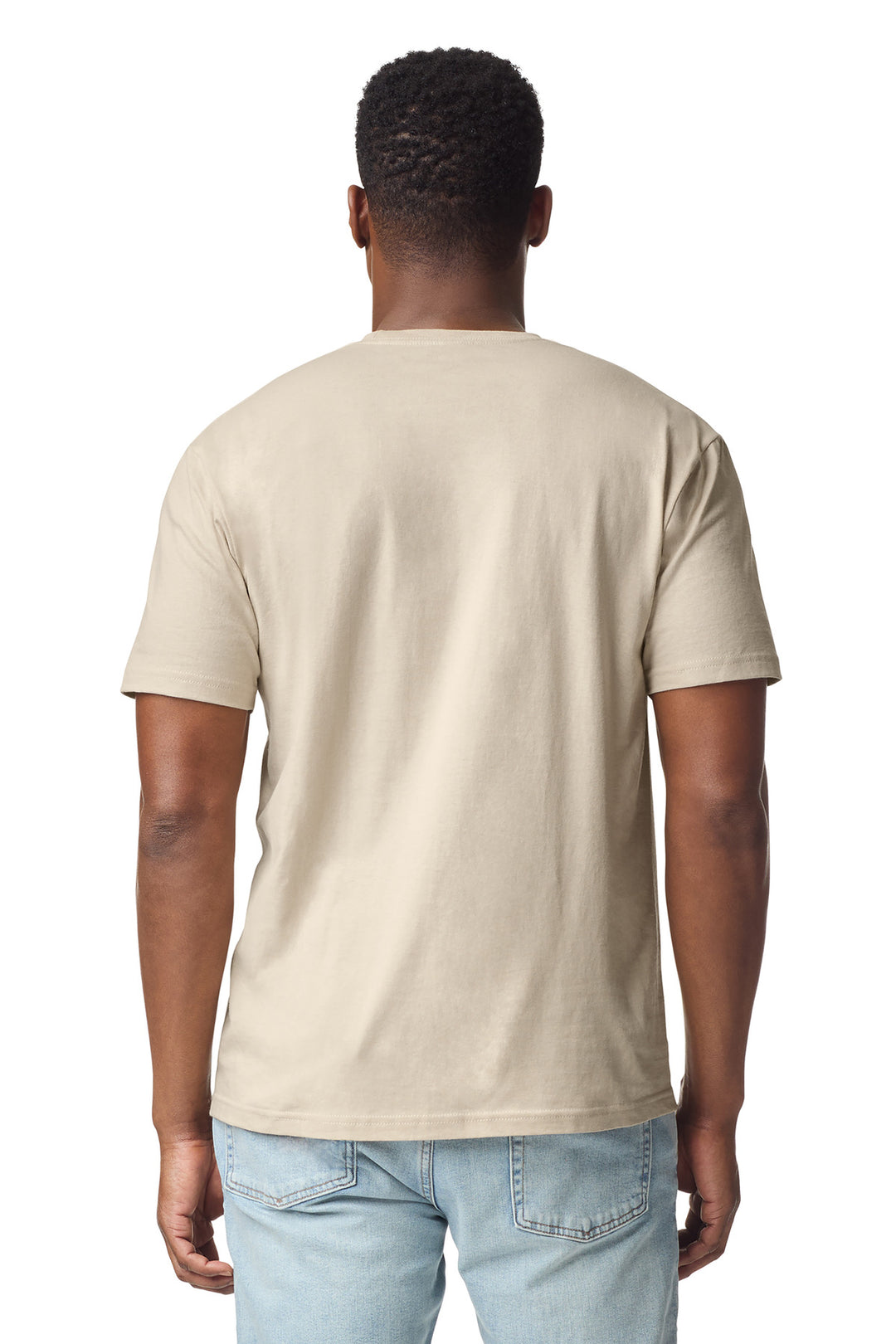 Sand Gildan Light Cotton Tee 3000