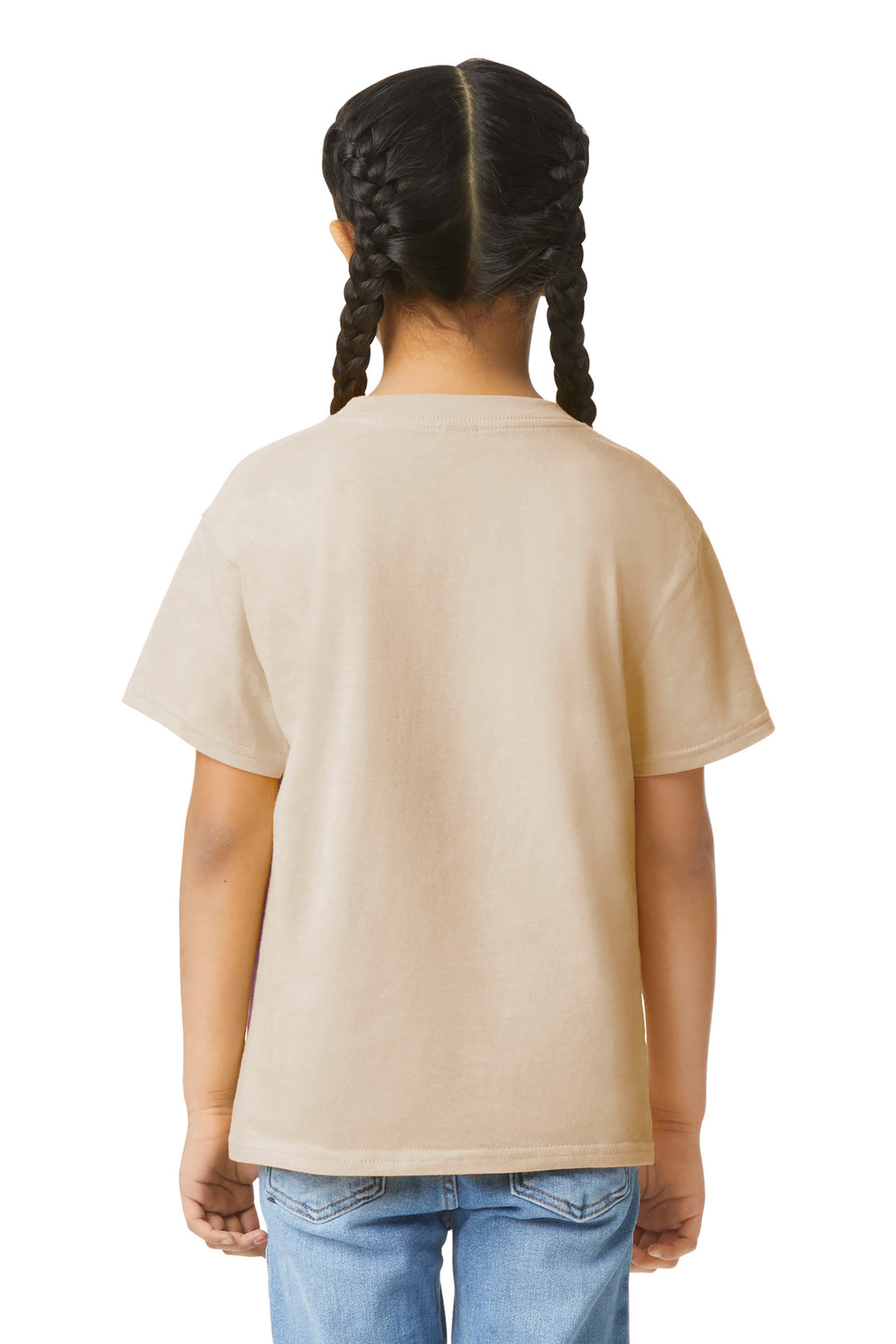 Sand Gildan Youth Light Cotton Tee 3000B