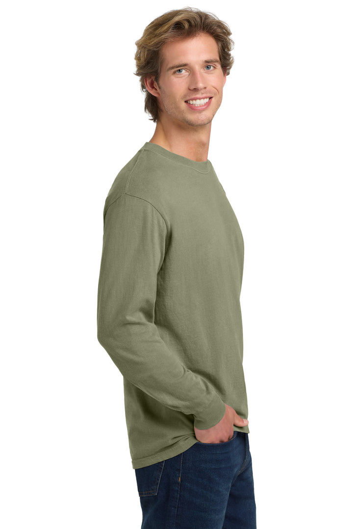 Sandstone COMFORT COLORS Heavyweight Ring Spun Long Sleeve Tee. 6014