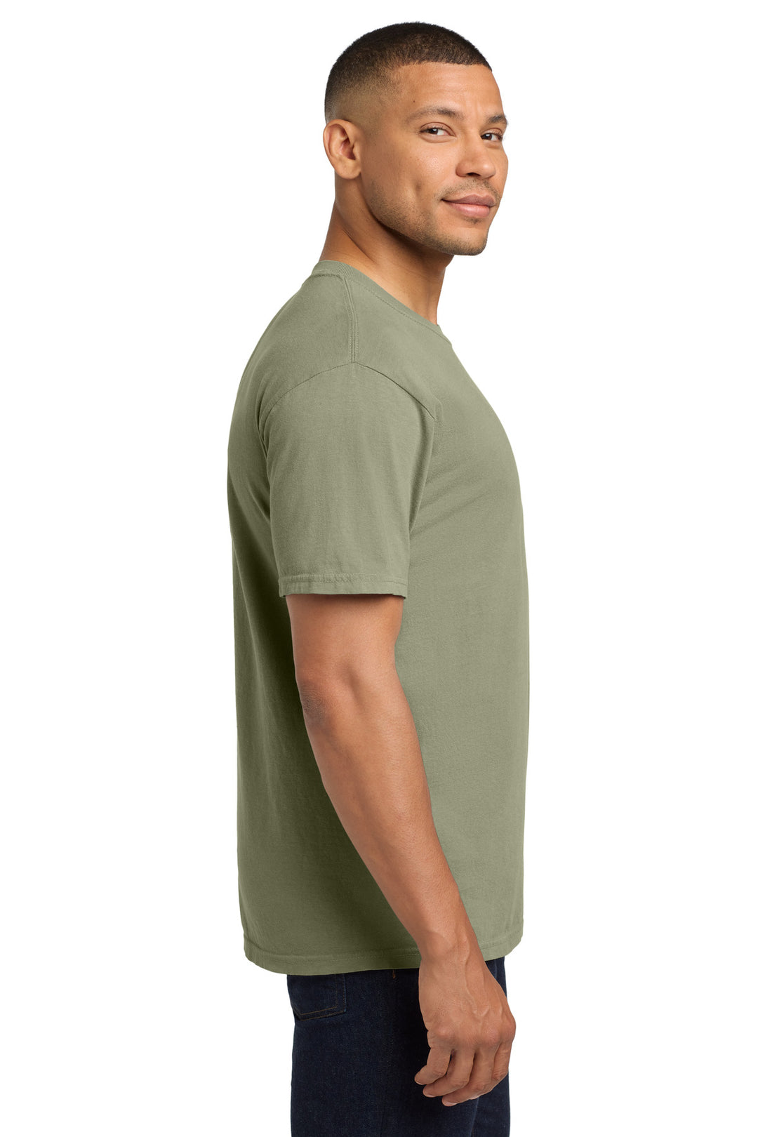 Sandstone COMFORT COLORS Heavyweight Ring Spun Pocket Tee. 6030