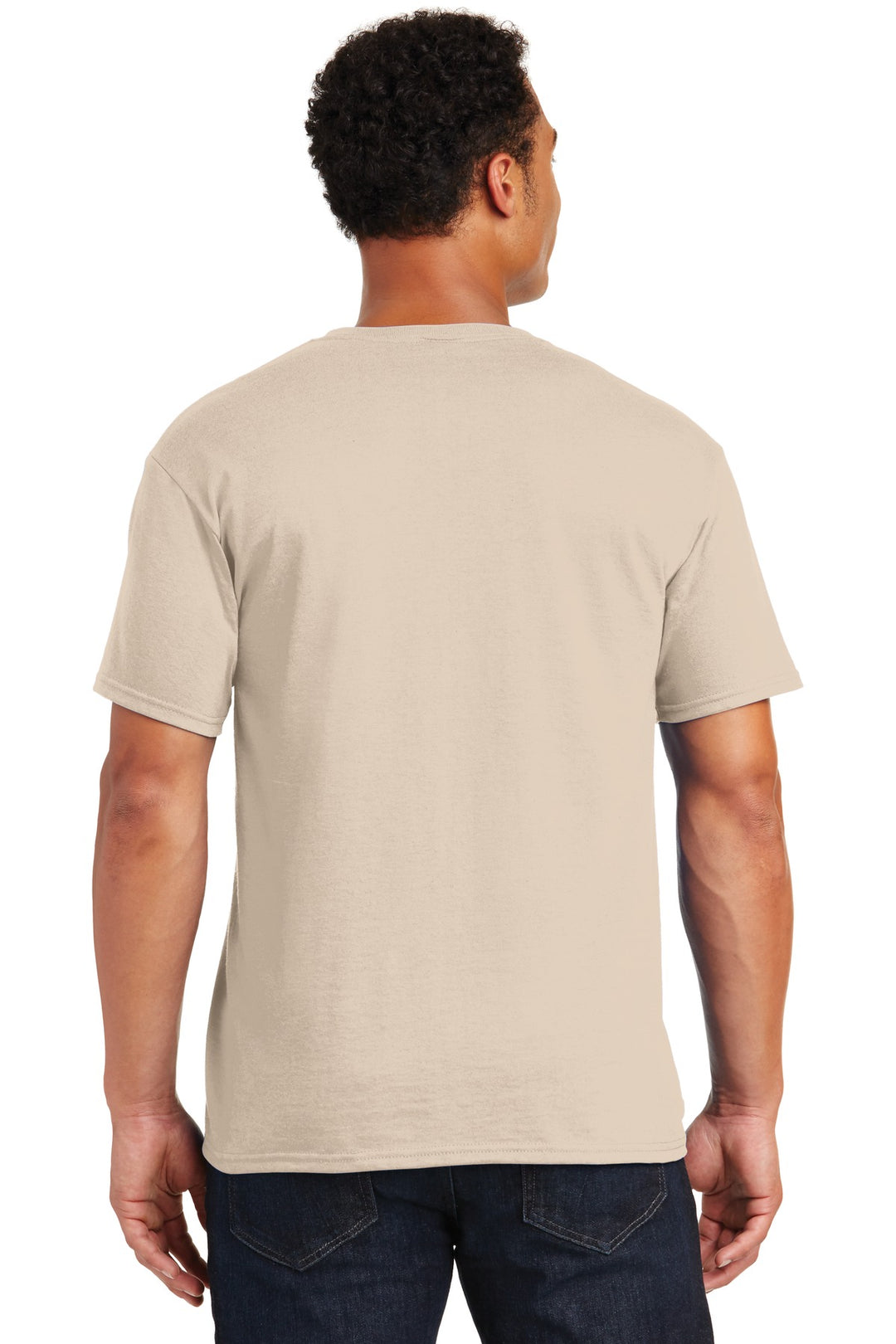 Sandstone Jerzees - Dri-Power 50/50 Cotton/Poly T-Shirt. 29M