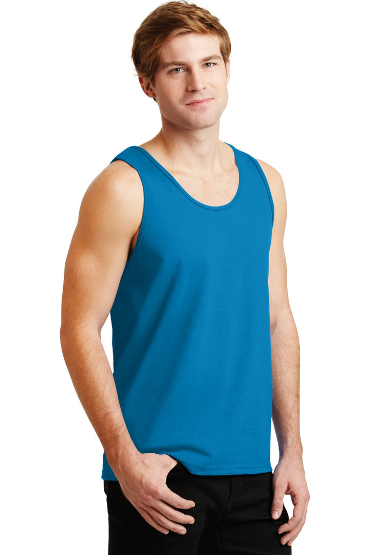 Sapphire Gildan - Ultra Cotton 100% US Cotton Tank Top. 2200
