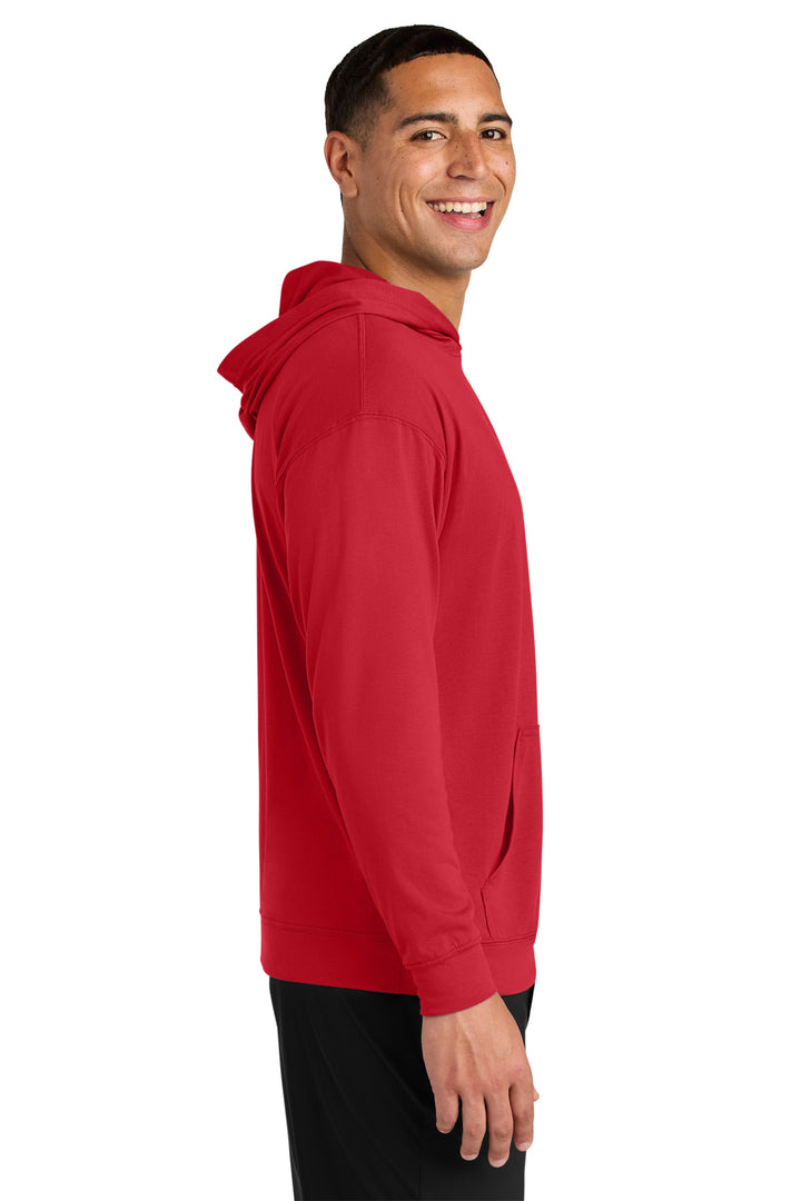 Scarlet A4 Softek Long Sleeve Hooded Tee A4N3528