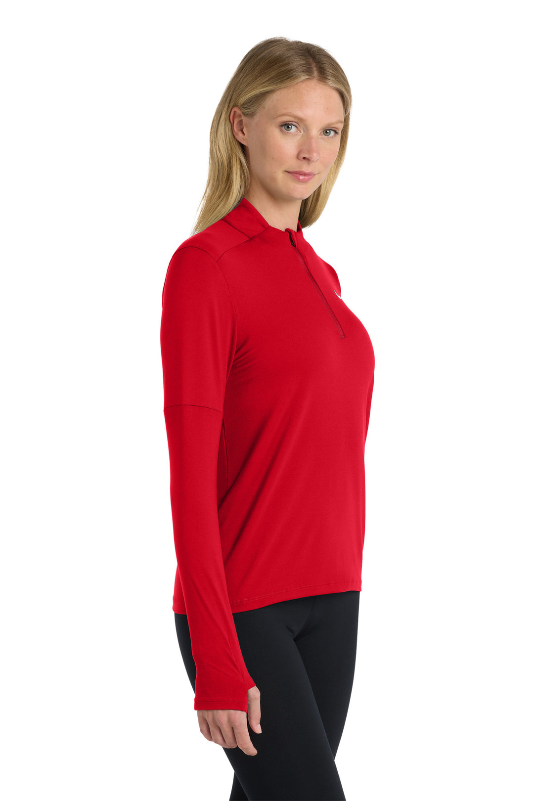 Scarlet Nike Women's Dri-FIT Element 1/2-Zip Top NKDH4951