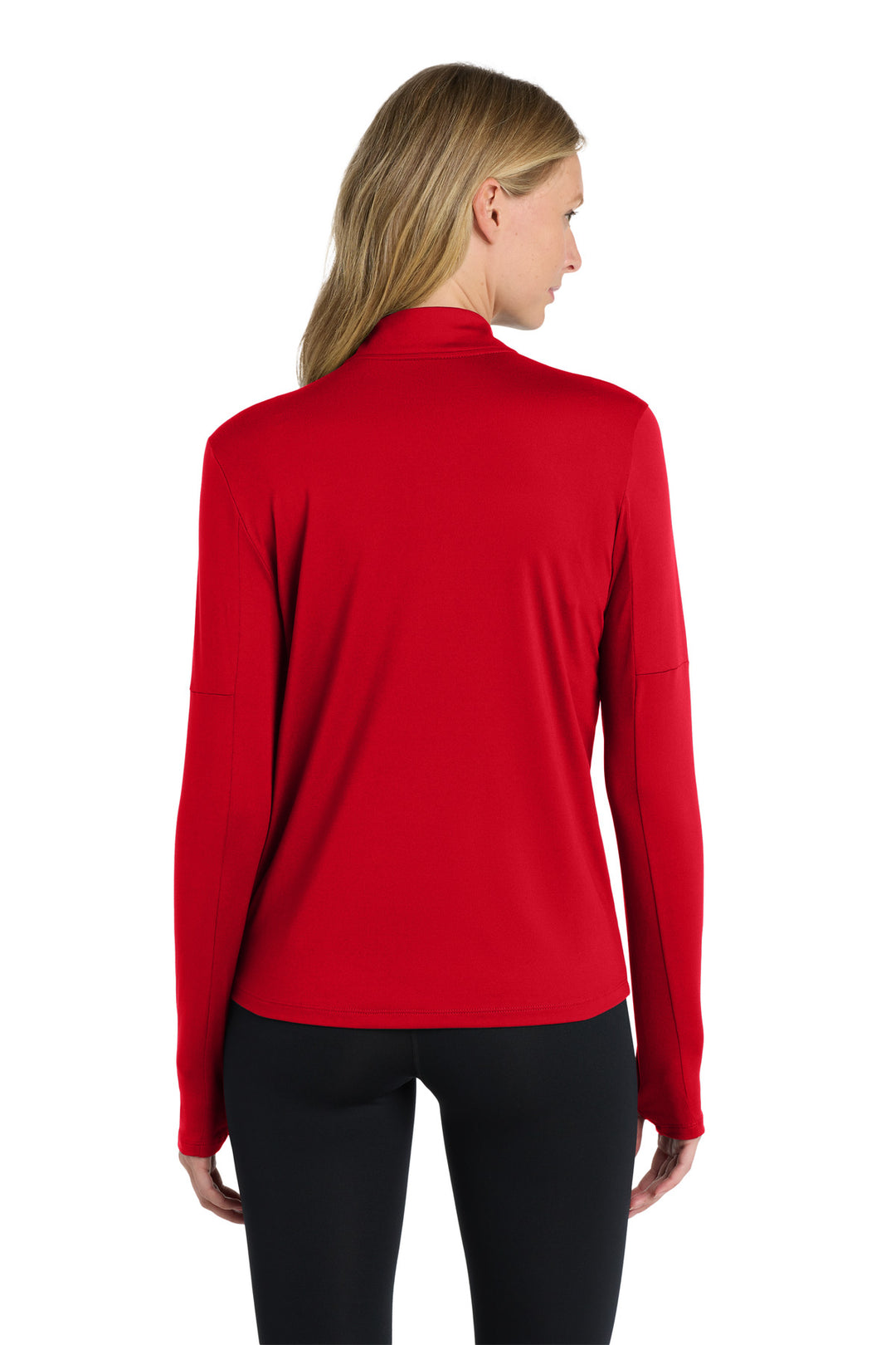 Scarlet Nike Women's Dri-FIT Element 1/2-Zip Top NKDH4951