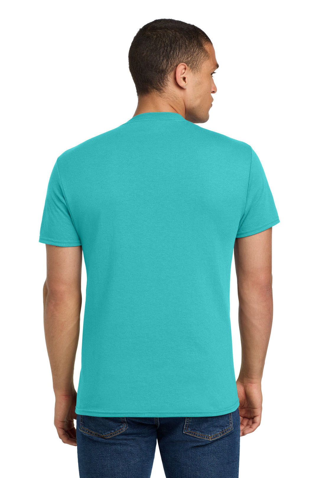 ScubaBlue Jerzees - Dri-Power 50/50 Cotton/Poly T-Shirt. 29M