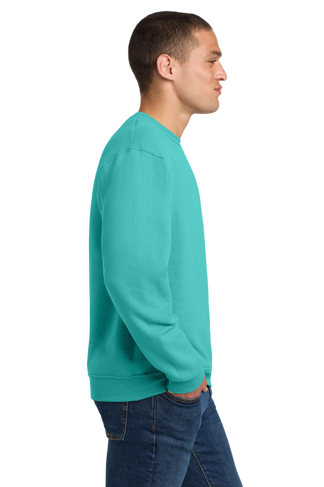 ScubaBlue Jerzees - NuBlend Crewneck Sweatshirt. 562M