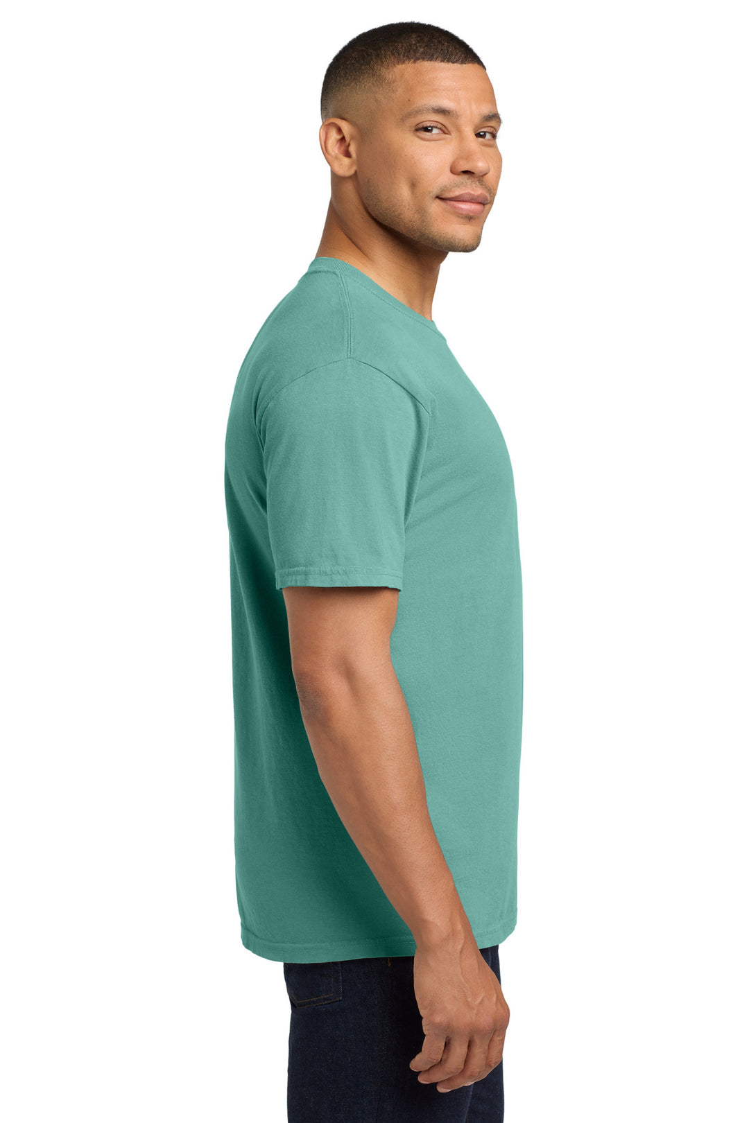 Seafoam COMFORT COLORS Heavyweight Ring Spun Pocket Tee. 6030
