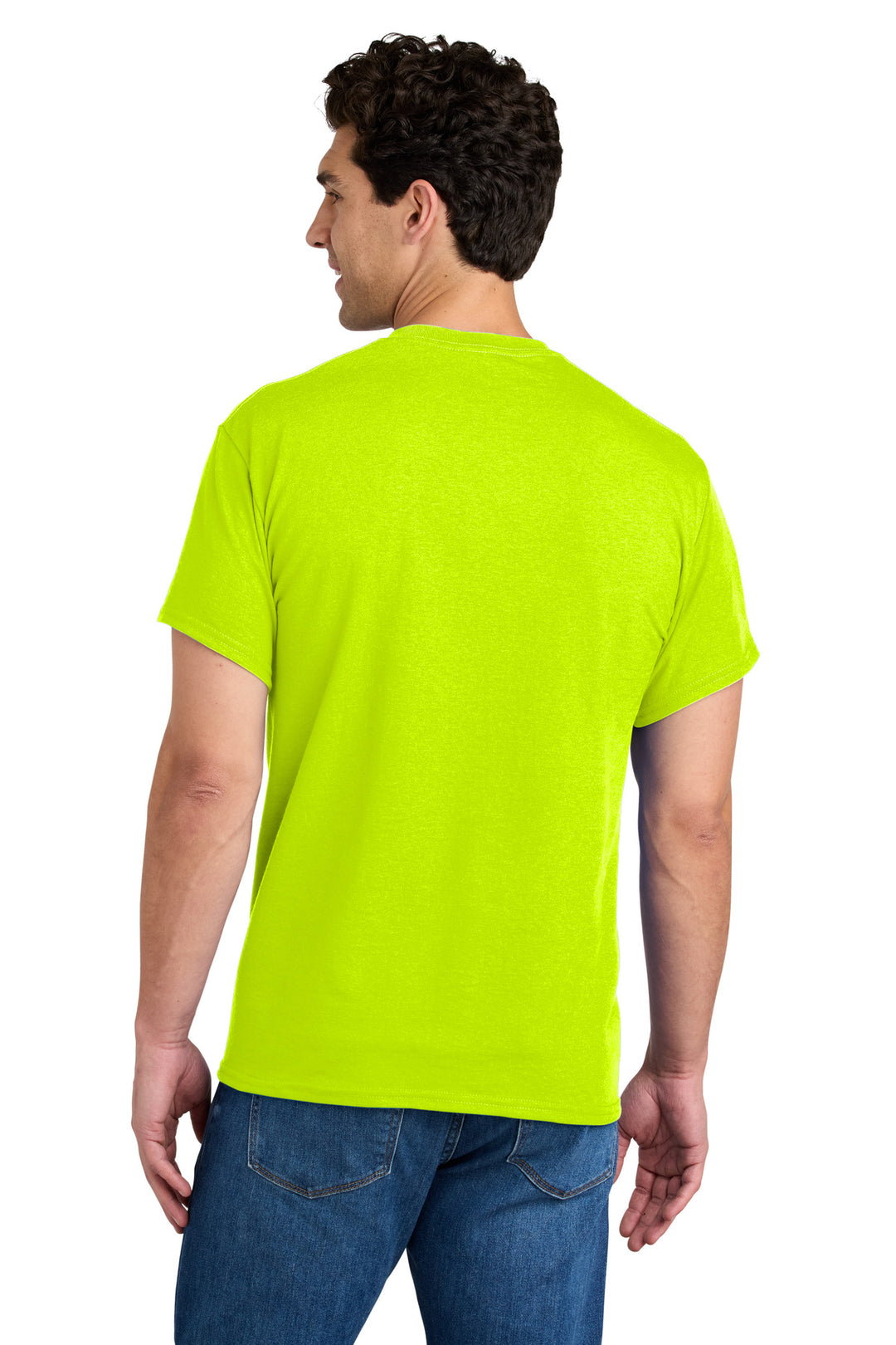 SftyGrn Gildan - DryBlend 50 Cotton/50 Poly Pocket T-Shirt. 8300