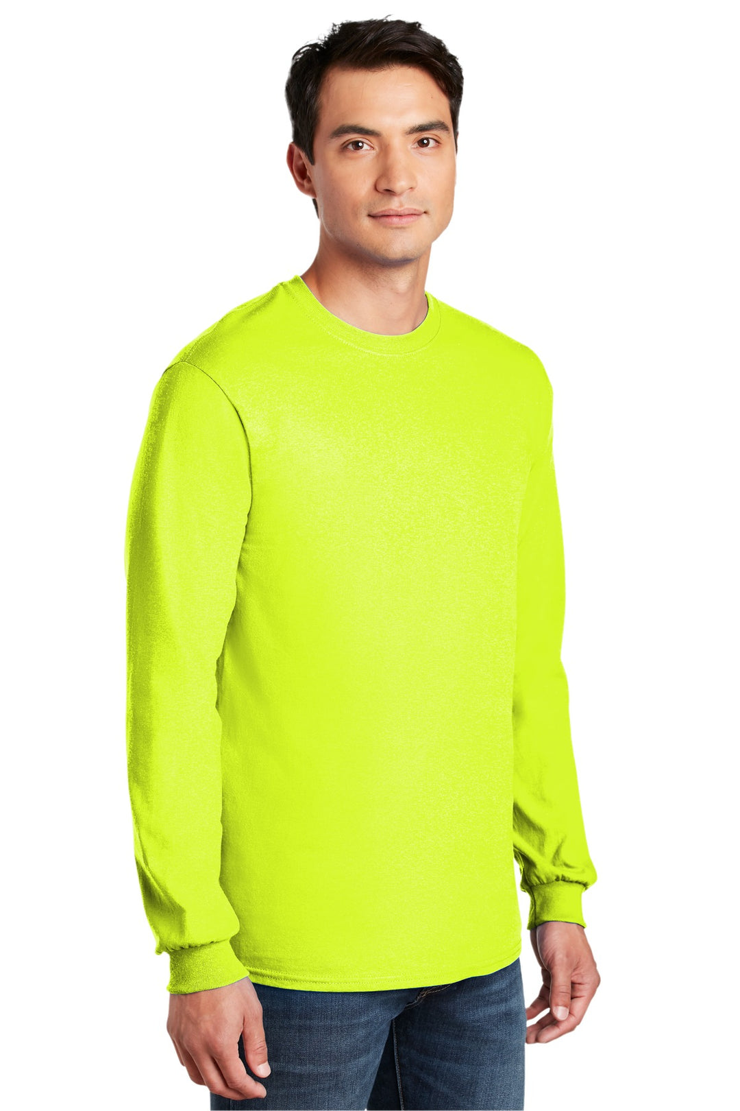 SftyGrn Gildan - Heavy Cotton 100% Cotton Long Sleeve T-Shirt. 5400