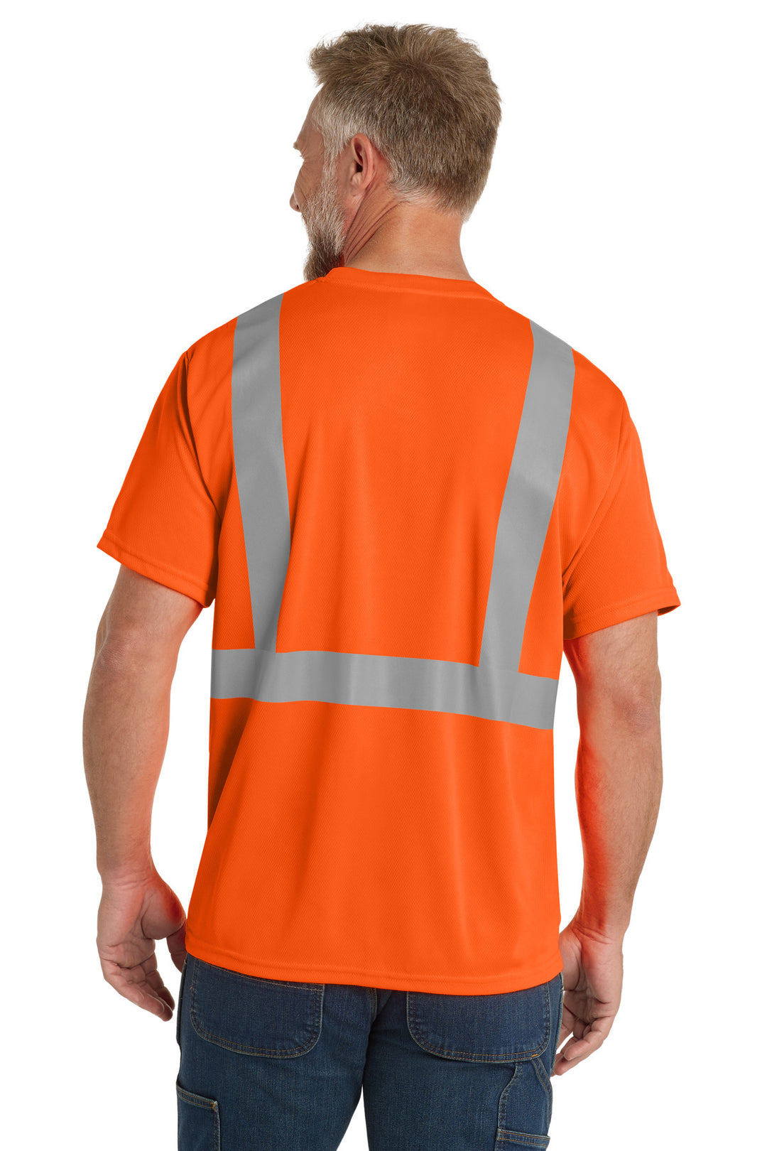 SftyOrg CornerStone ANSI 107 Class 2 Mesh Tee. CS200