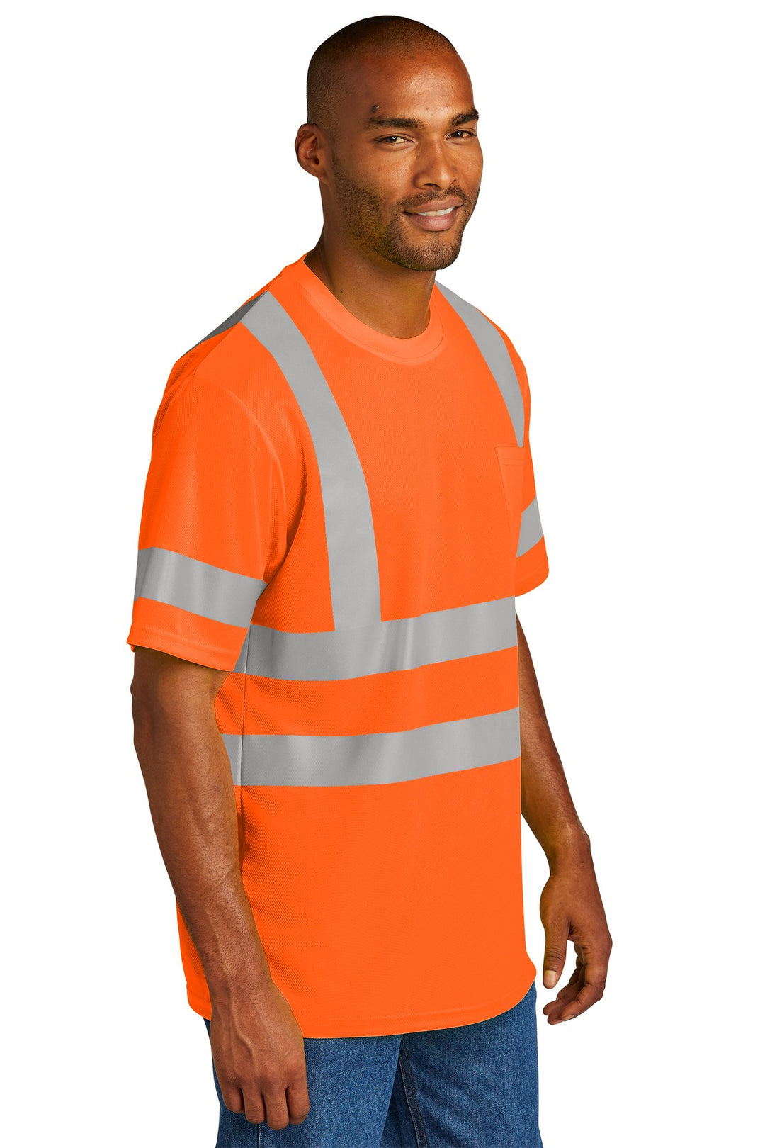 SftyOrg CornerStone ANSI 107 Class 3 Mesh Tee. CS202