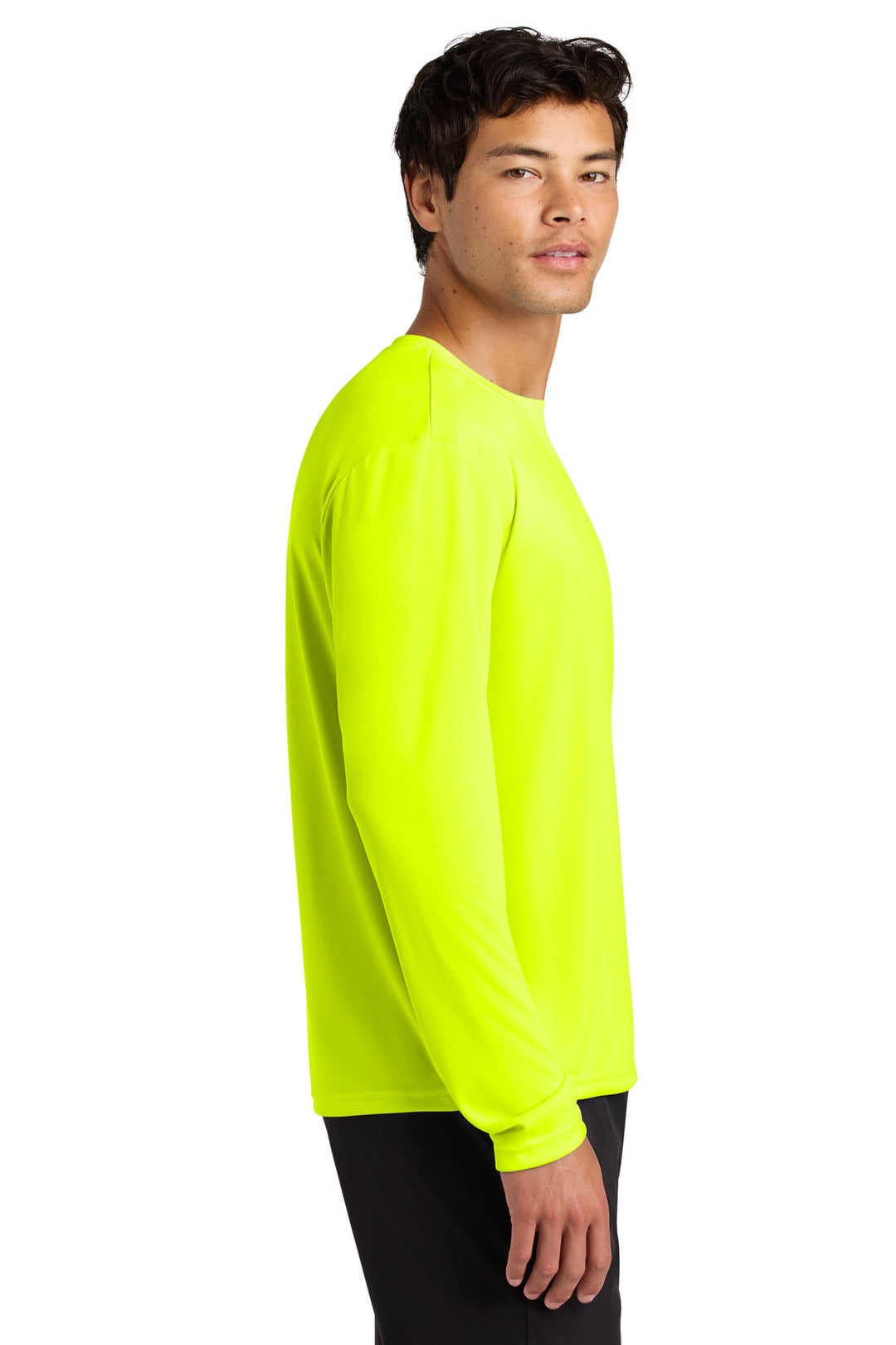 SftyYellow A4 Cooling Performance Long Sleeve Tee A4N3165