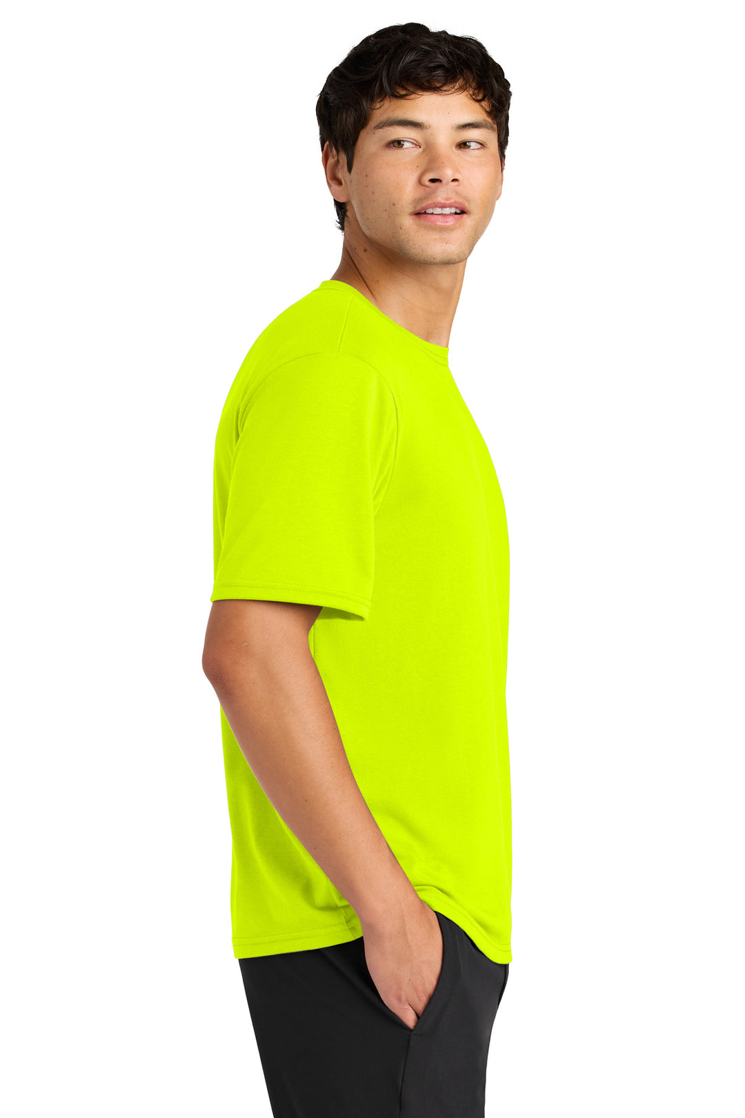 SftyYellow A4 Softek Short Sleeve Tee A4N3013