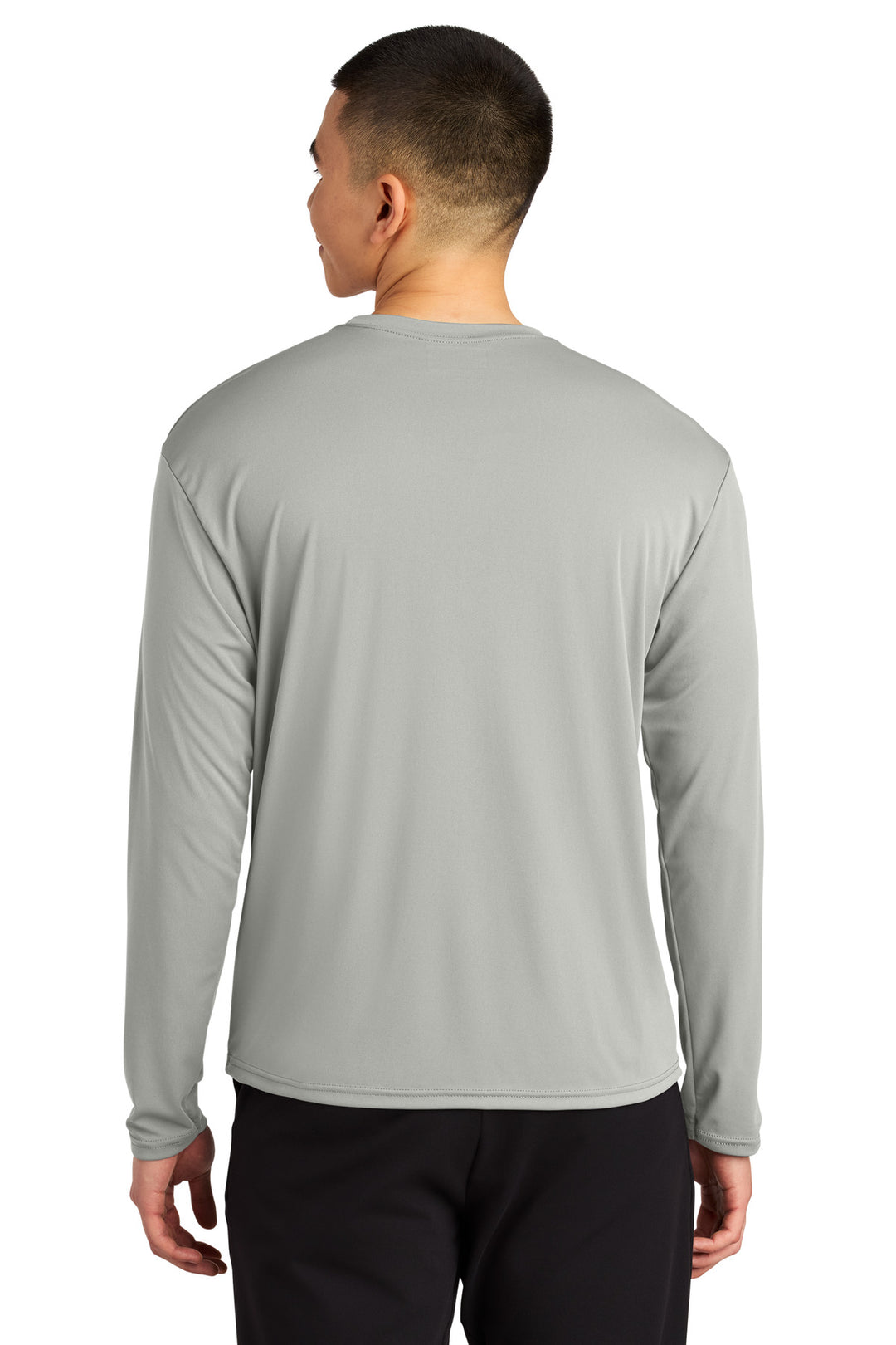 Silver A4 AirFlex Long Sleeve Tee A4N3532