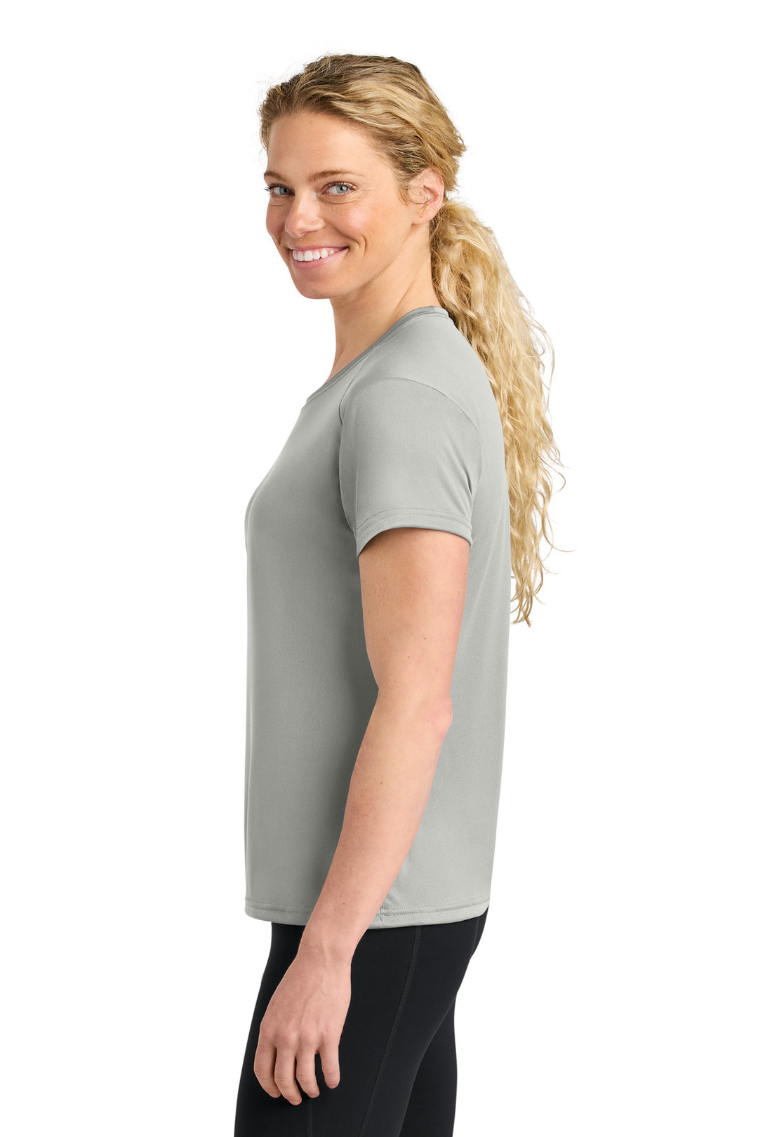 Silver A4 Women's Cooling Performance Short Sleeve Tee A4NW3201