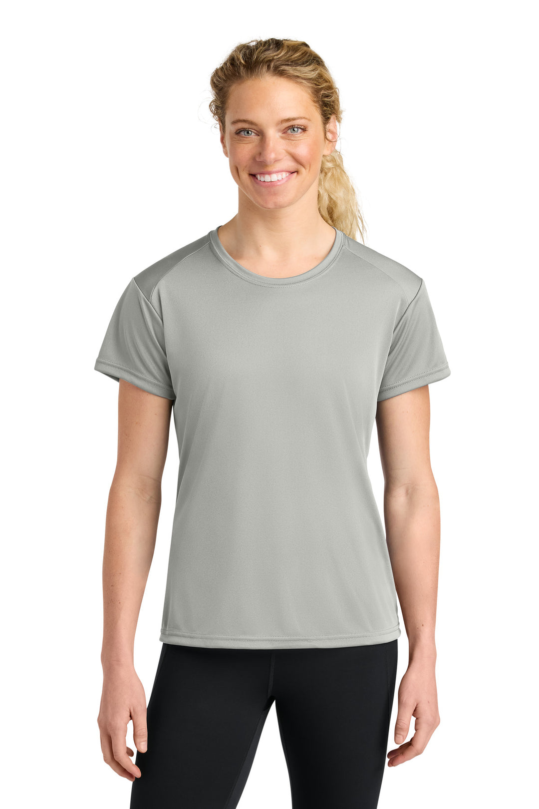 Silver A4 Women's Cooling Performance Short Sleeve Tee A4NW3201