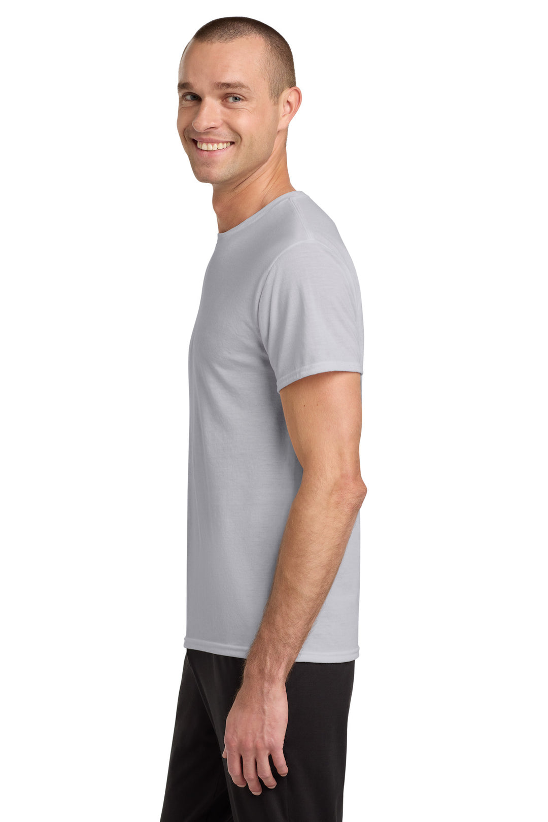 Silver Jerzees Dri-Power 100% Polyester T-Shirt. 21M
