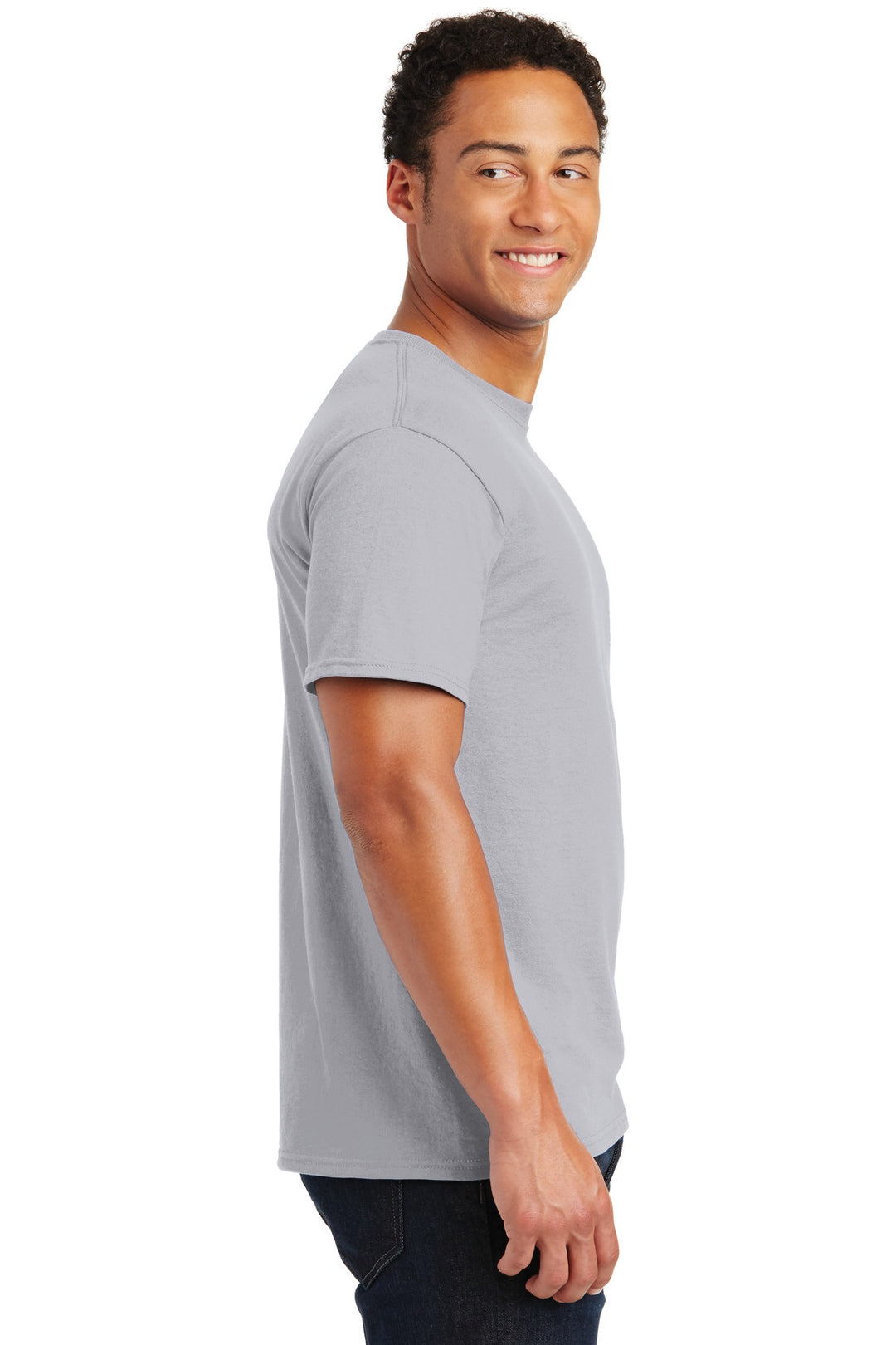 Silver Jerzees - Dri-Power 50/50 Cotton/Poly T-Shirt. 29M