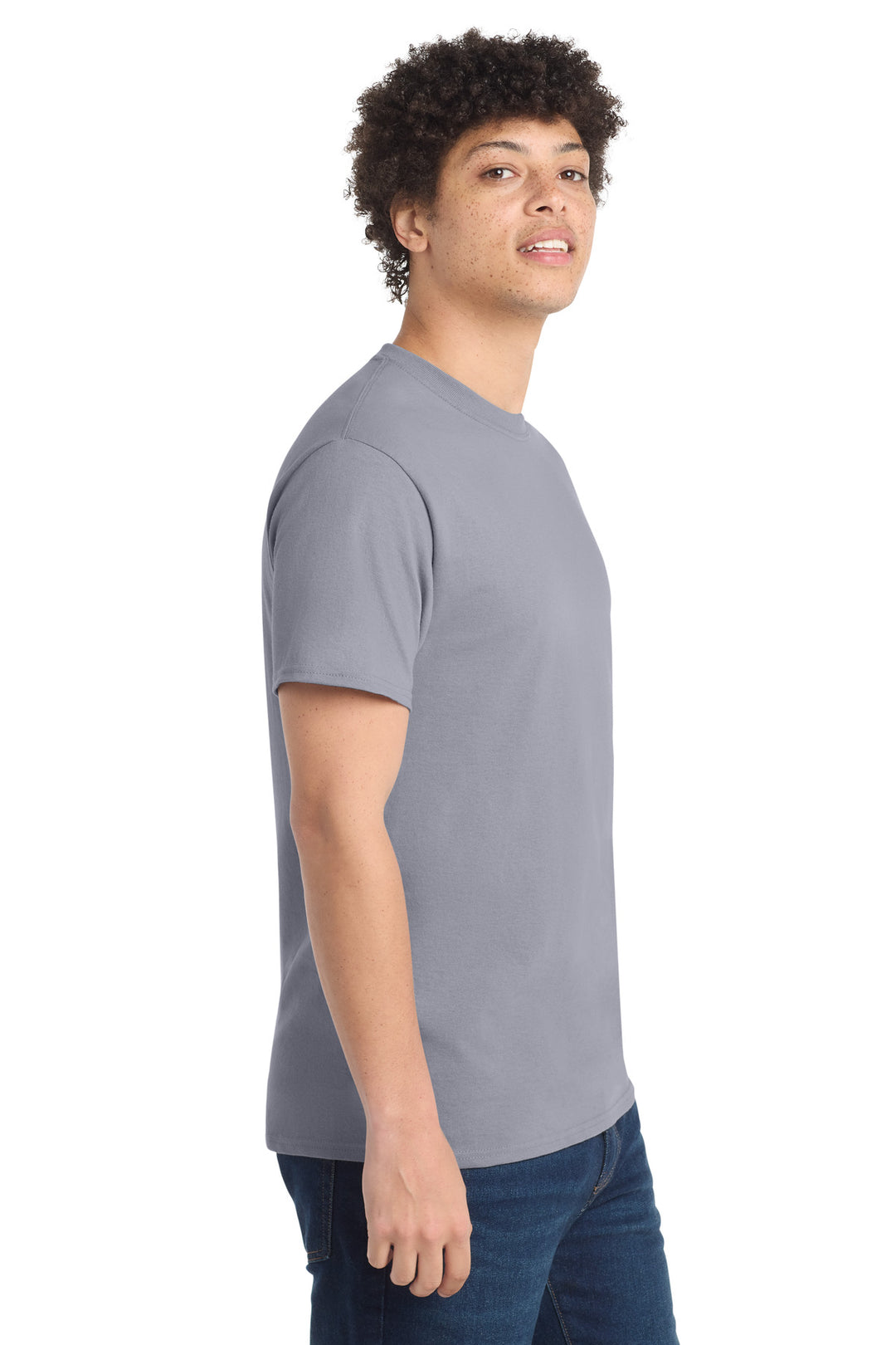 Silver Port & Company - Core Cotton Tee. PC54