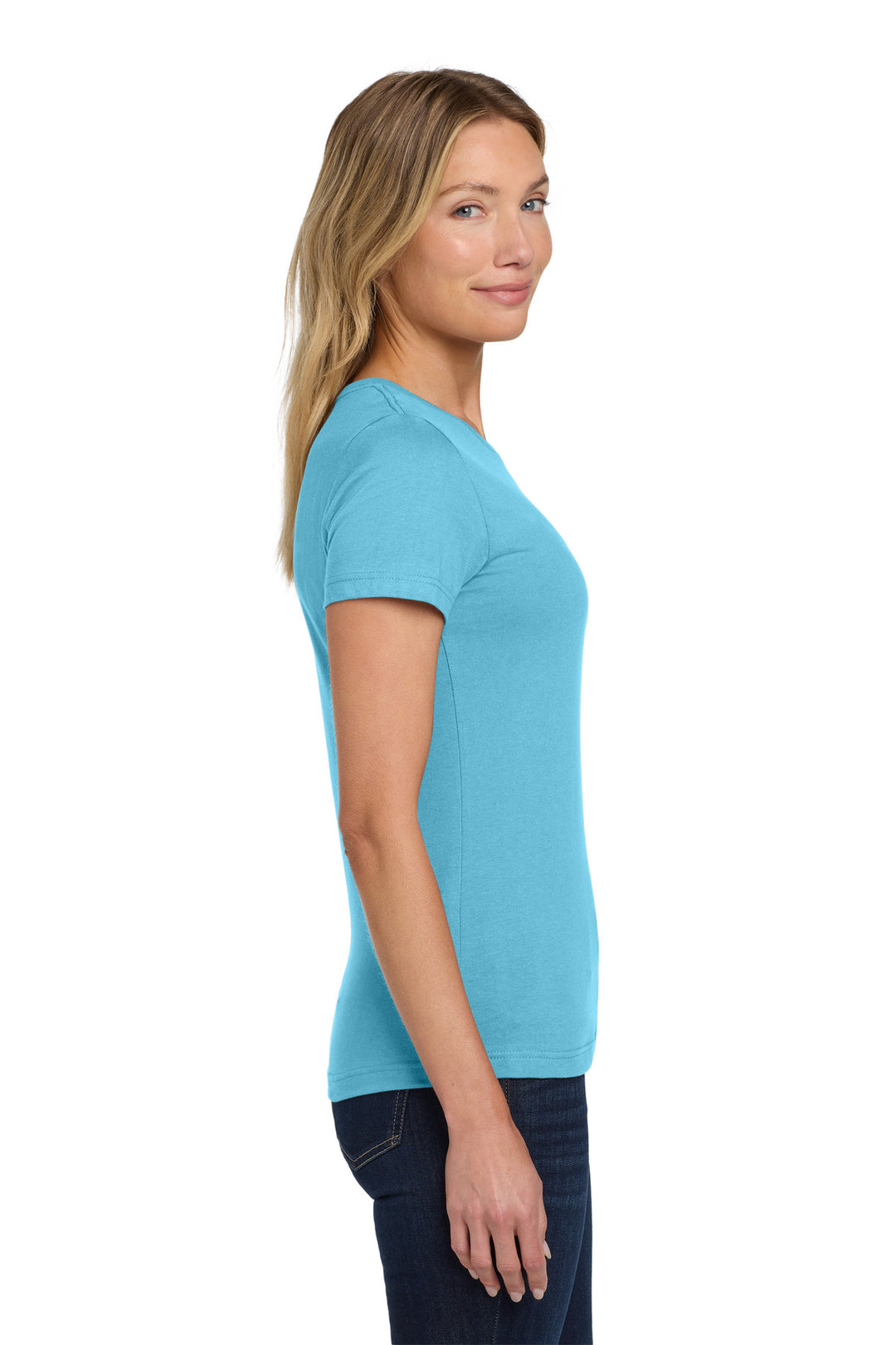 Sky Gildan Softstyle Women's T-Shirt. 64000L