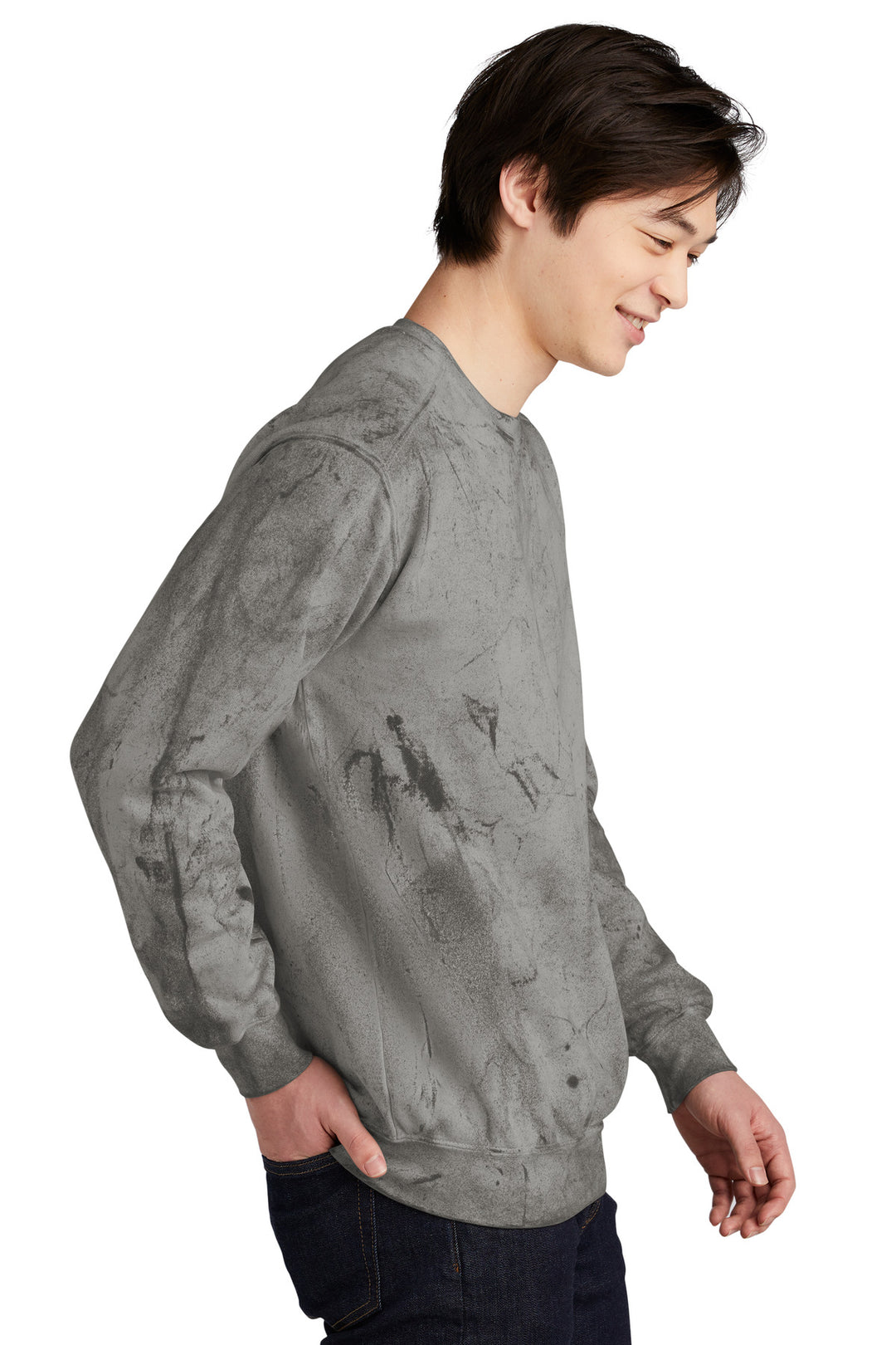 Smoke Comfort Colors Color Blast Crewneck Sweatshirt 1545