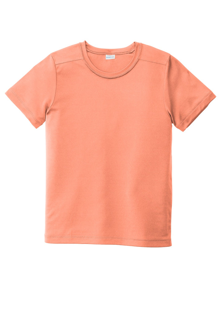 Soft Coral Sport-Tek Youth Posi-UV Pro Tee. YST420