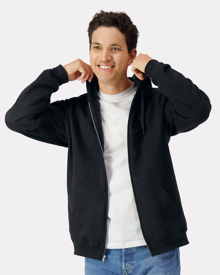 Softstyle® Full-Zip Hooded Sweatshirt - SF600  grouped