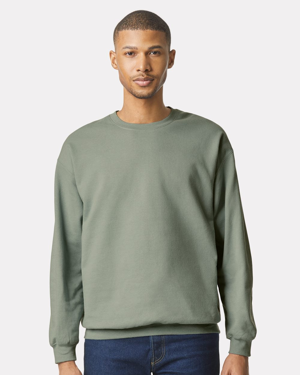 Softstyle® Midweight Crewneck Sweatshirt - SF000  grouped