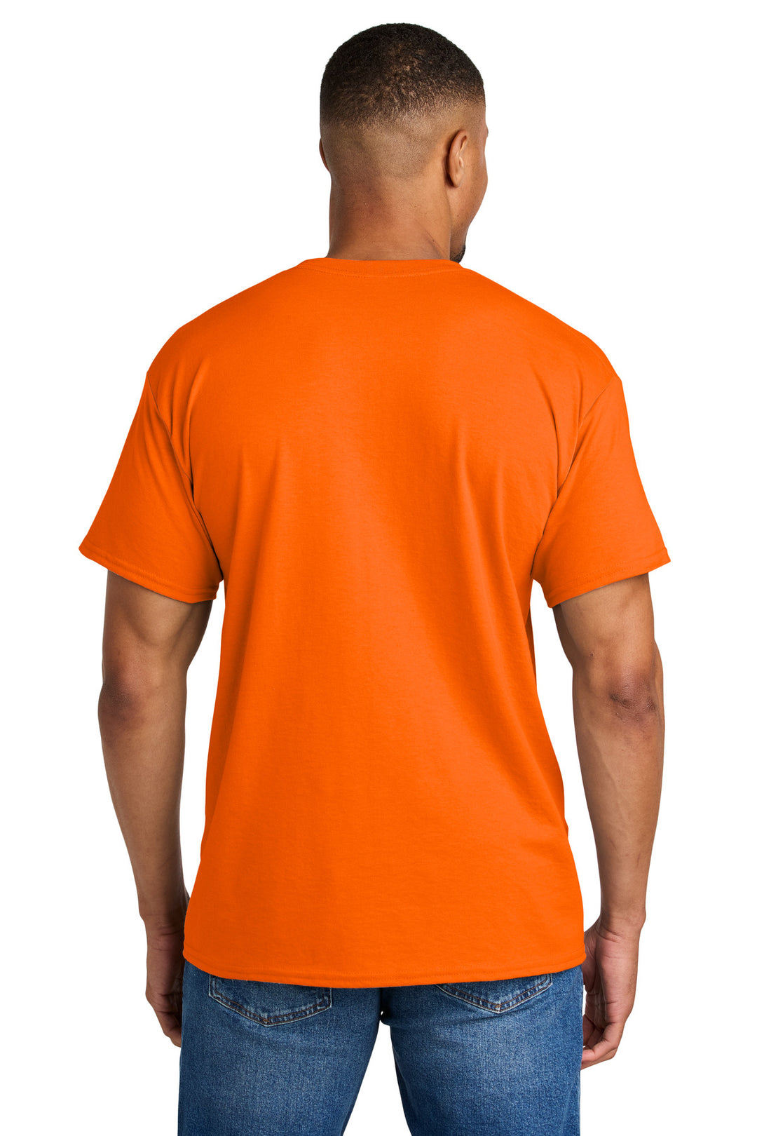SOrange Gildan DryBlend 50 Cotton/50 Poly T-Shirt. 8000