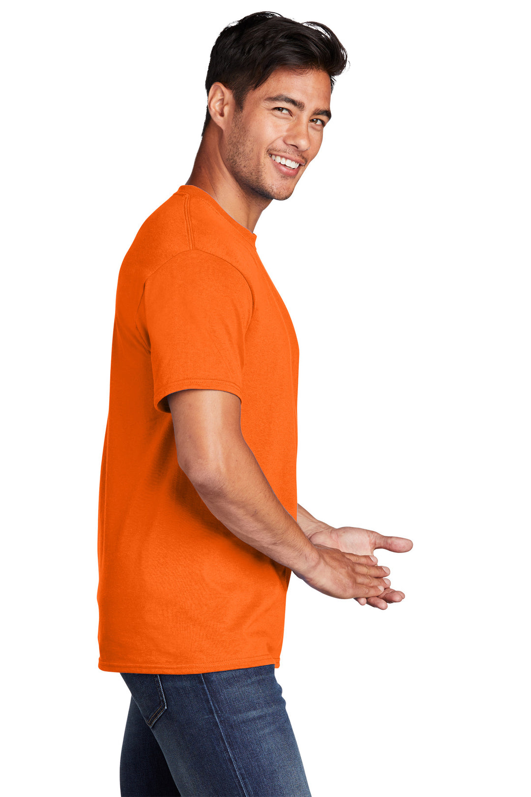 SOrange Port & Company - Core Cotton Tee. PC54