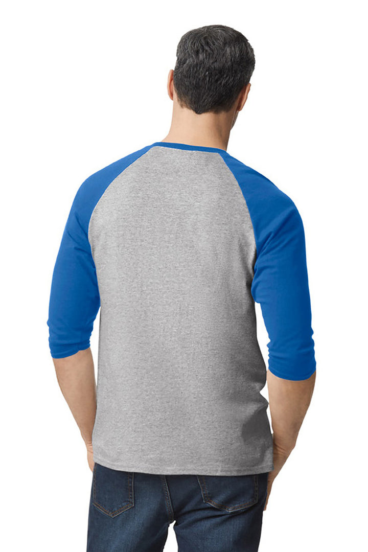 SpGTrimRyl Gildan Heavy Cotton 3/4-Sleeve Raglan T-Shirt. 5700