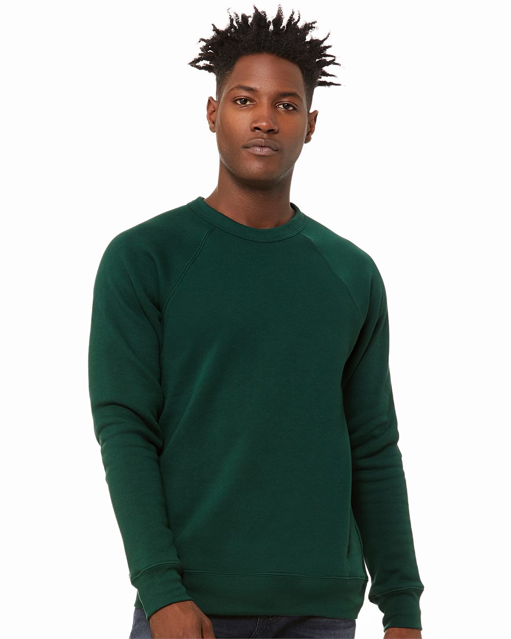 Sponge Fleece Raglan Crewneck Sweatshirt - 3901  grouped