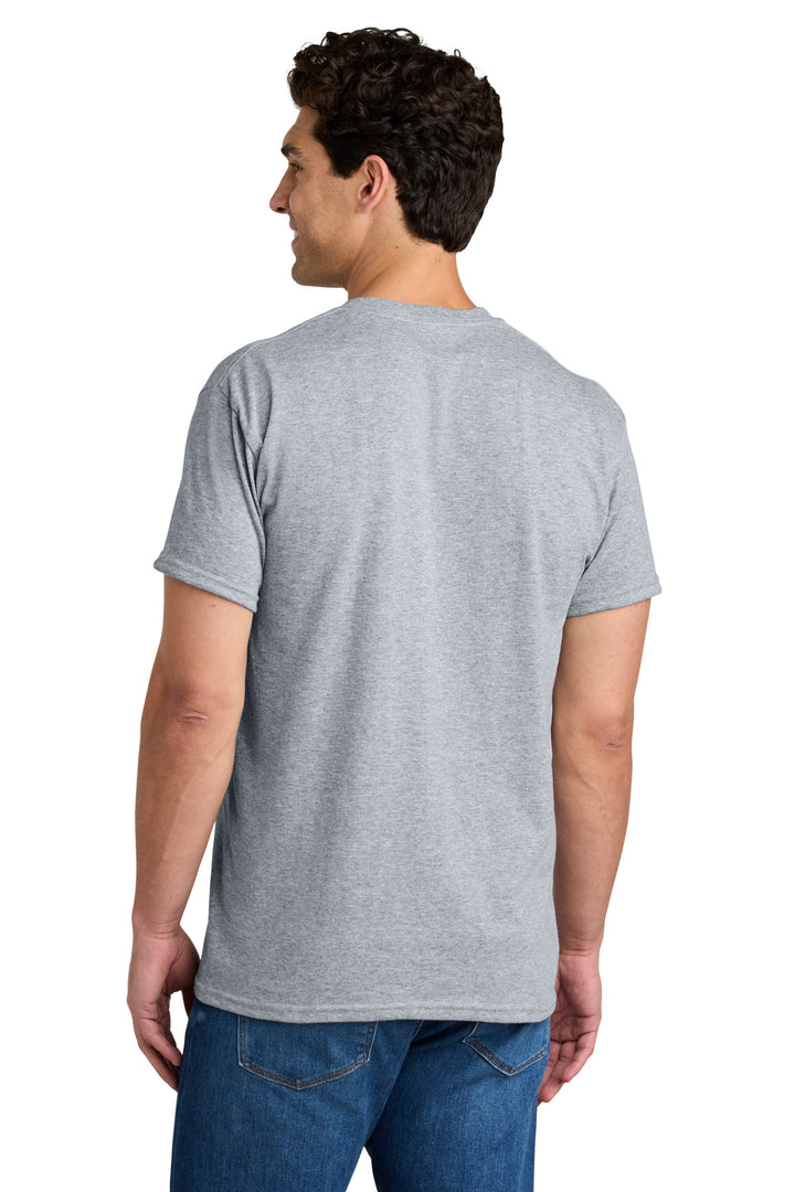 Sport Grey Gildan - DryBlend 50 Cotton/50 Poly Pocket T-Shirt. 8300