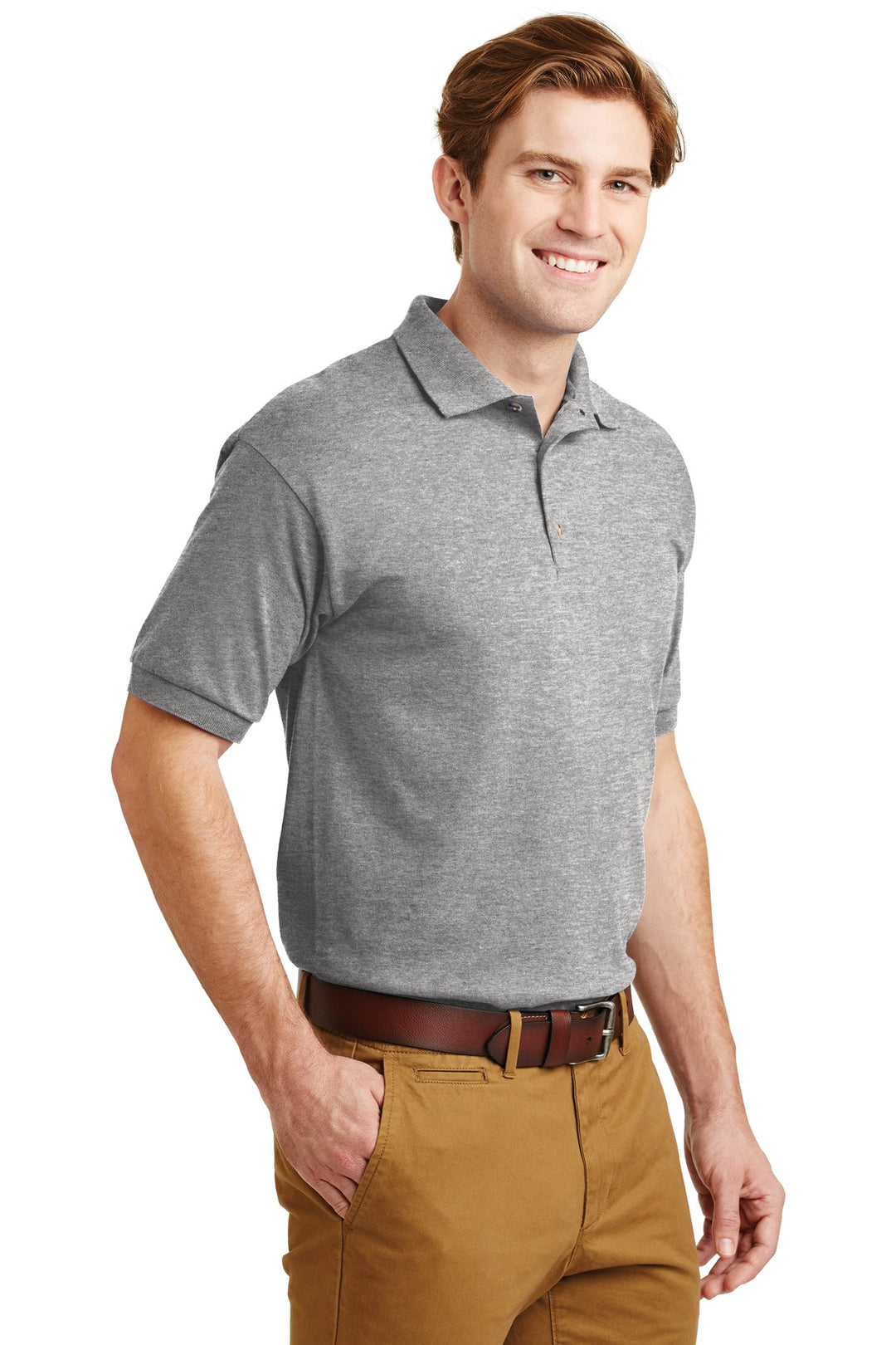 Sport Grey Gildan - DryBlend 6-Ounce Jersey Knit Sport Shirt. 8800