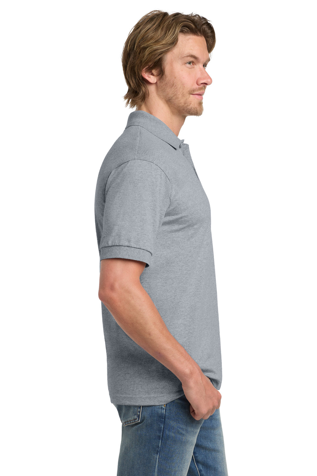 Sport Grey Gildan - DryBlend 6-Ounce Jersey Knit Sport Shirt. 8800