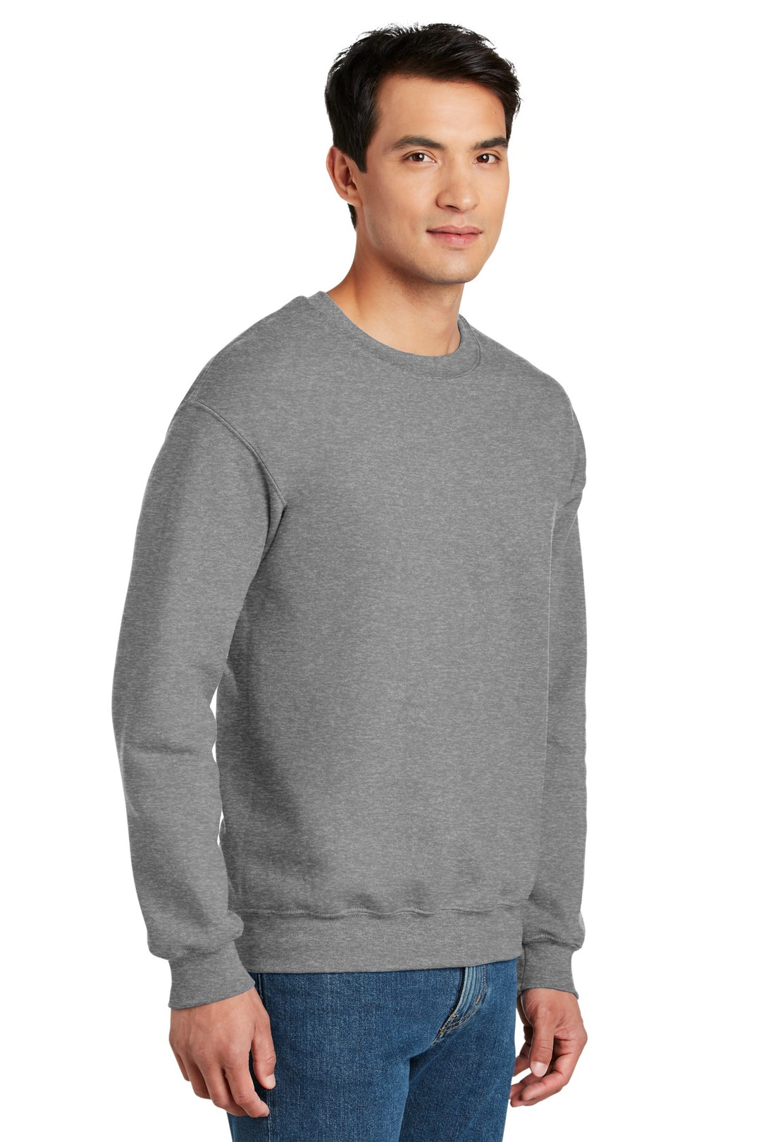 Sport Grey Gildan - DryBlend Crewneck Sweatshirt. 12000